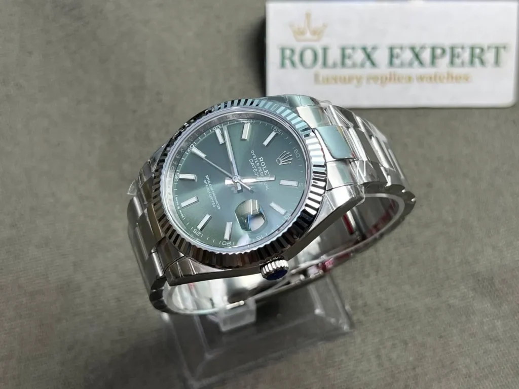 Super Clone Rolex Datejust Mint Green Dial 126334-0027 41 mm