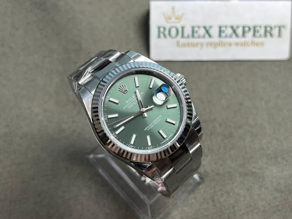 Super Clone Rolex Datejust Mint Green Dial 126334-0027 41 mm