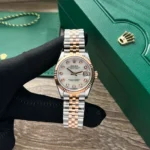 Super Clone Rolex Datejust Mother of Pearl Diamond Dial 126201-0021 36 mm