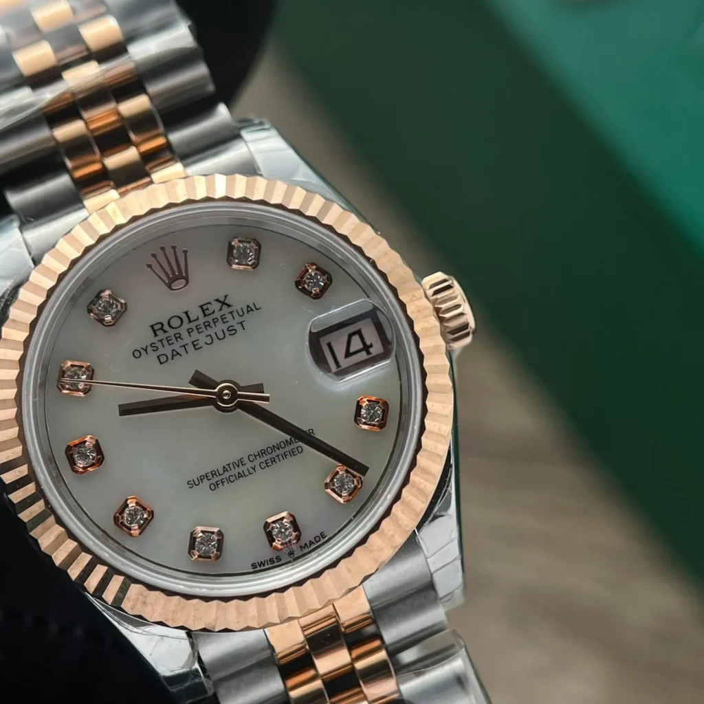 Super Clone Rolex Datejust Mother of Pearl Diamond Dial 126201-0021 36 mm