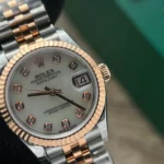 Super Clone Rolex Datejust Mother of Pearl Diamond Dial 126201-0021 36 mm