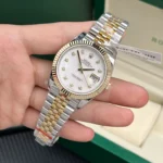 Super Clone Rolex Datejust Mother of Pearl Diamond Dial 126283RBR-0009 36 mm