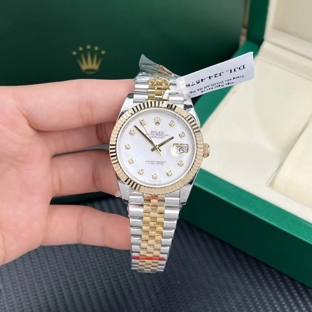 Super Clone Rolex Datejust Mother of Pearl Diamond Dial 126283RBR-0009 36 mm