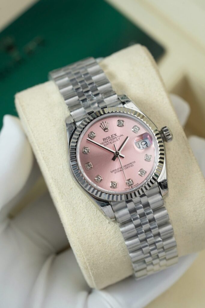 Super Clone Rolex Datejust Pink Diamond Dial 278274-0032 31 mm