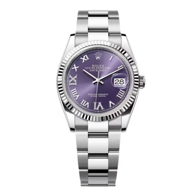 Super Clone Rolex Datejust Purple Dial 126234-0022 36 mm