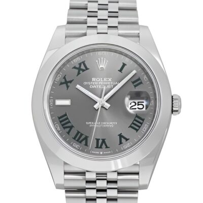 Super Clone Rolex Datejust Rhodium Dial 126300 “Wimbledon” Jubilee 41 mm