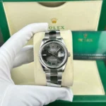 Super Clone Rolex Datejust Rhodium Dial 126300 “Wimbledon” Oyster 41 mm – Swiss SuperClone