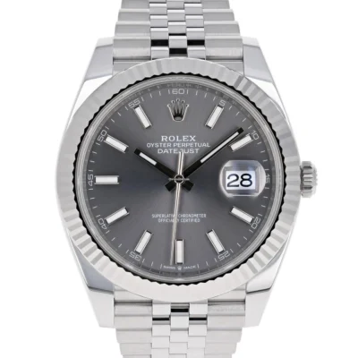 Super Clone Rolex Datejust Rhodium Dial 126334 Jubilee 41 mm