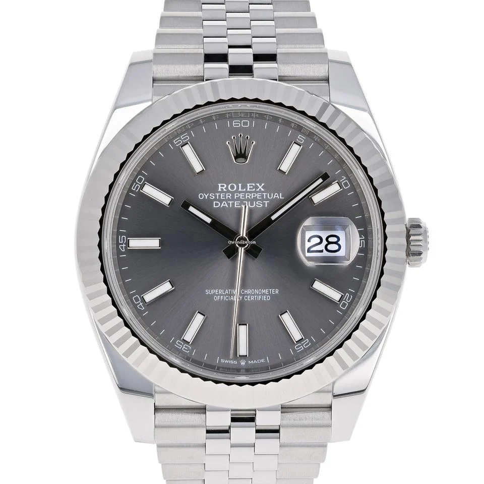 Super Clone Rolex Datejust Rhodium Dial 126334 Jubilee 41 mm – Swiss SuperClone