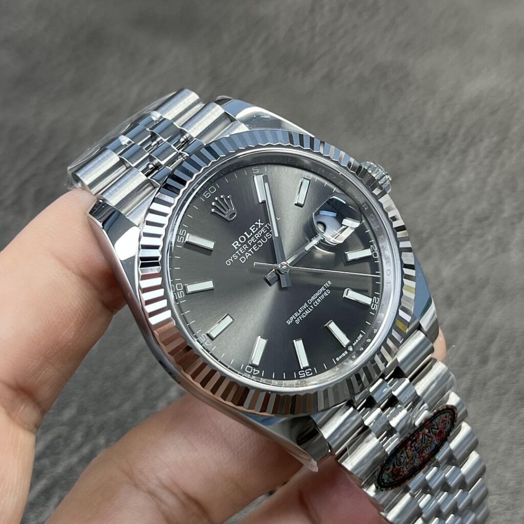 Super Clone Rolex Datejust Rhodium Dial 126334 Jubilee 41 mm – Swiss SuperClone