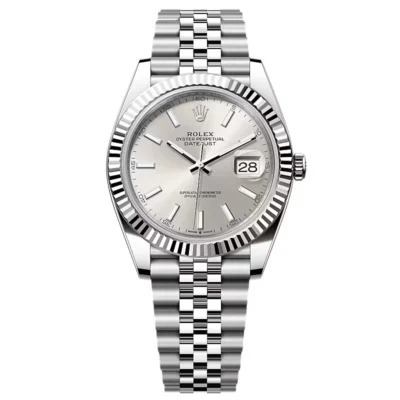 Super Clone Rolex Datejust Silver Dial 126334-0004 41 mm
