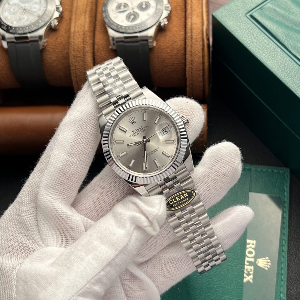 Super Clone Rolex Datejust Silver Dial 126334-0004 41 mm