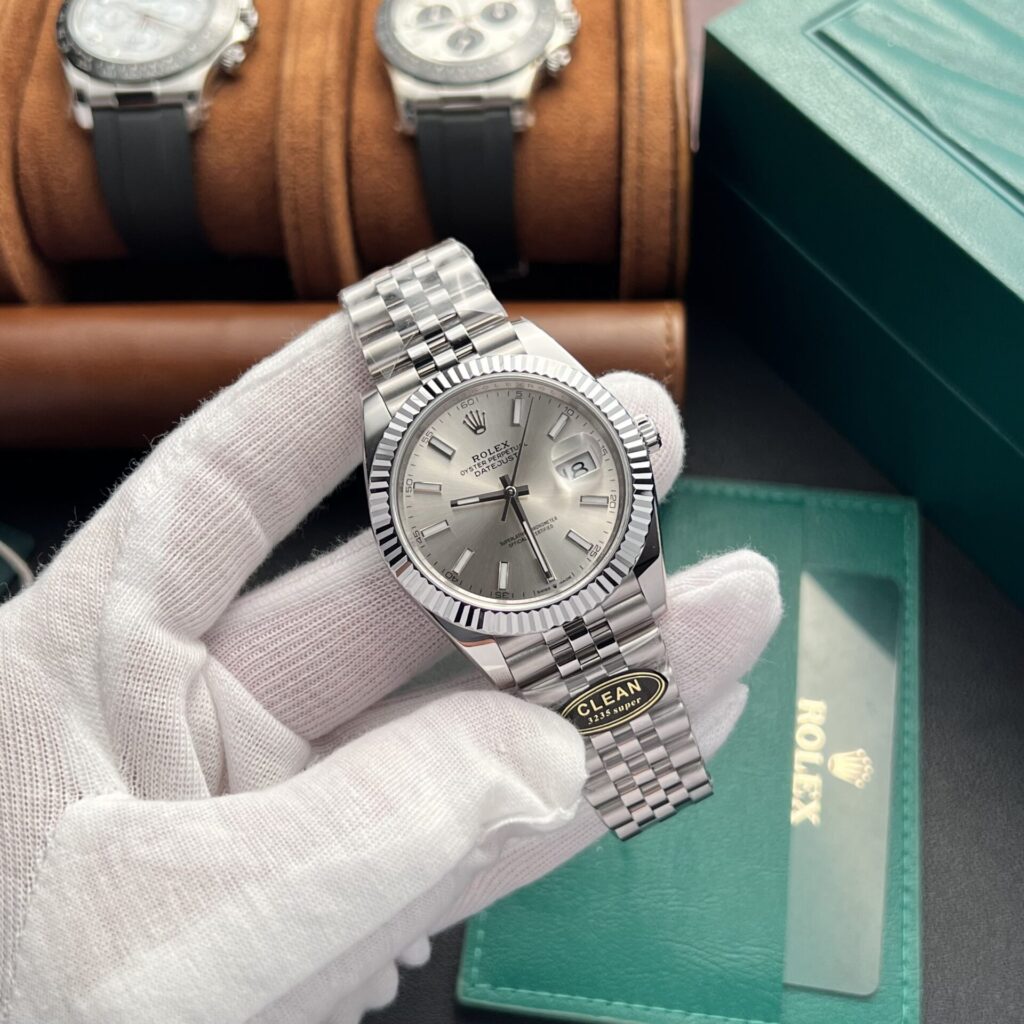 Super Clone Rolex Datejust Silver Dial 126334-0004 41 mm