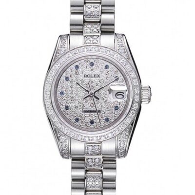 Super Clone Rolex Datejust Silver Dial 622021 26 mm