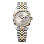 Super Clone Rolex Datejust Silver Roman Diamond Dial 126233-0031 36 mm – Swiss SuperClone