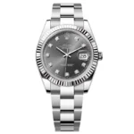 Super Clone Rolex Datejust Schiefer Diamant Zifferblatt 126334-0005 41 mm
