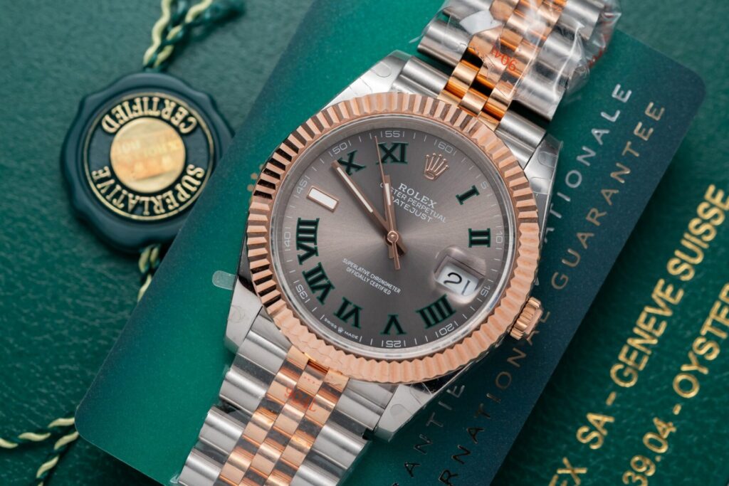Super Clone Rolex Datejust Slate Roman Dial 126331-0016 41 mm