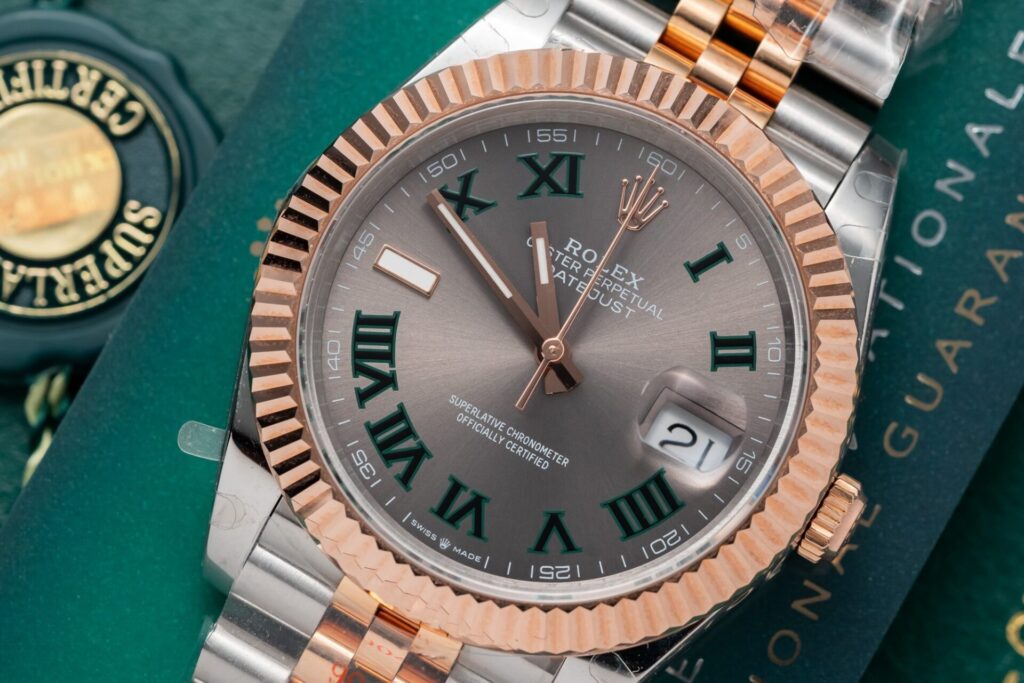 Super Clone Rolex Datejust Slate Roman Dial 126331-0016 41 mm
