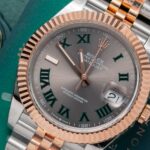 Super Clone Rolex Datejust Slate Roman Dial 126331-0016 41 mm