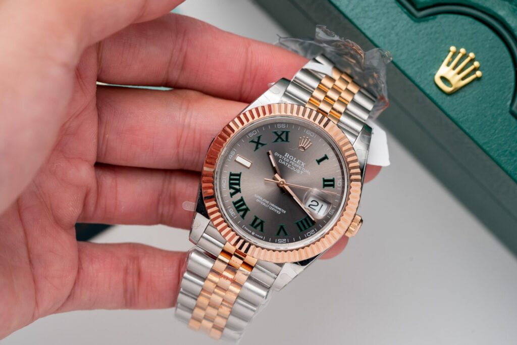Super Clone Rolex Datejust Slate Roman Dial 126331-0016 41 mm