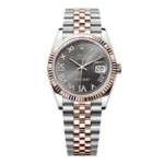 Super Clone Rolex Datejust Slate Roman Diamond Dial 126231-0023 36 mm – Swiss SuperClone