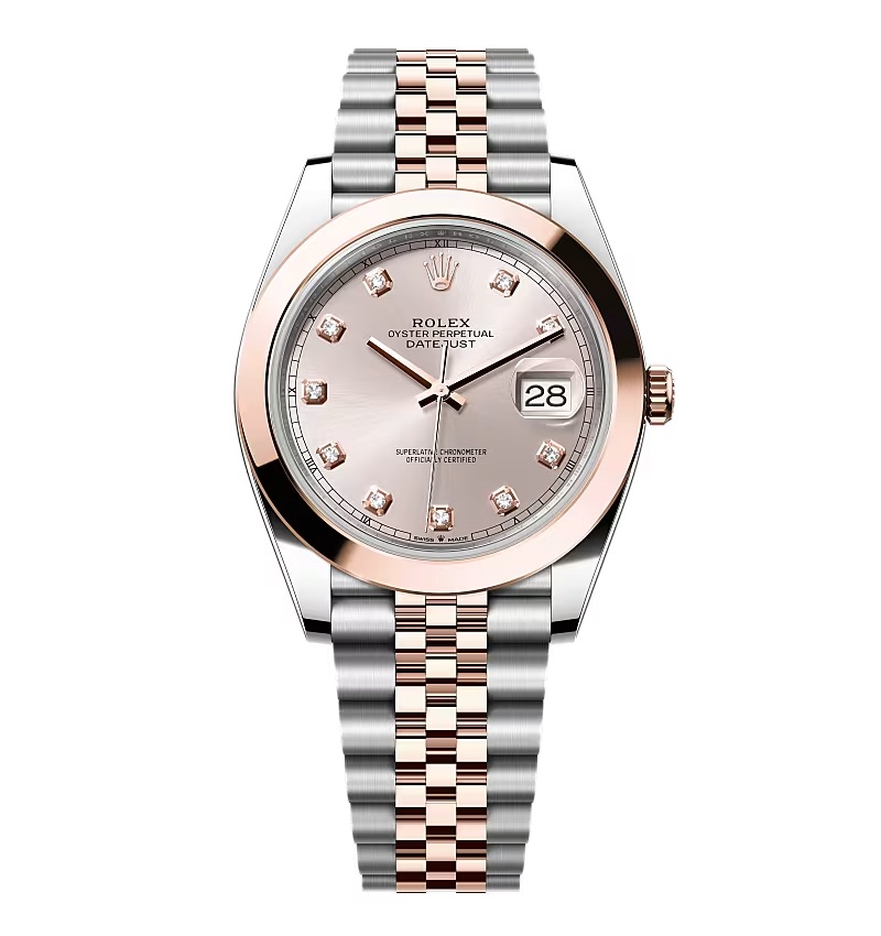 Super Clone Rolex Datejust Sundust Diamond Dial 126301-0008 41 mm