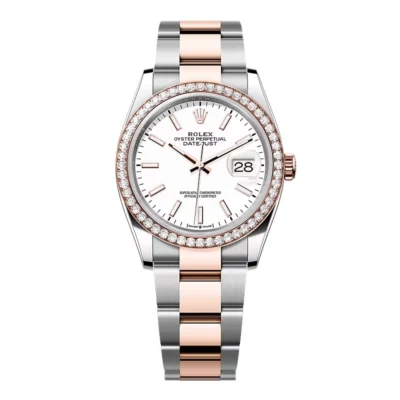 Super Clone Rolex Datejust White Dial 126281RBR-0006 36 mm