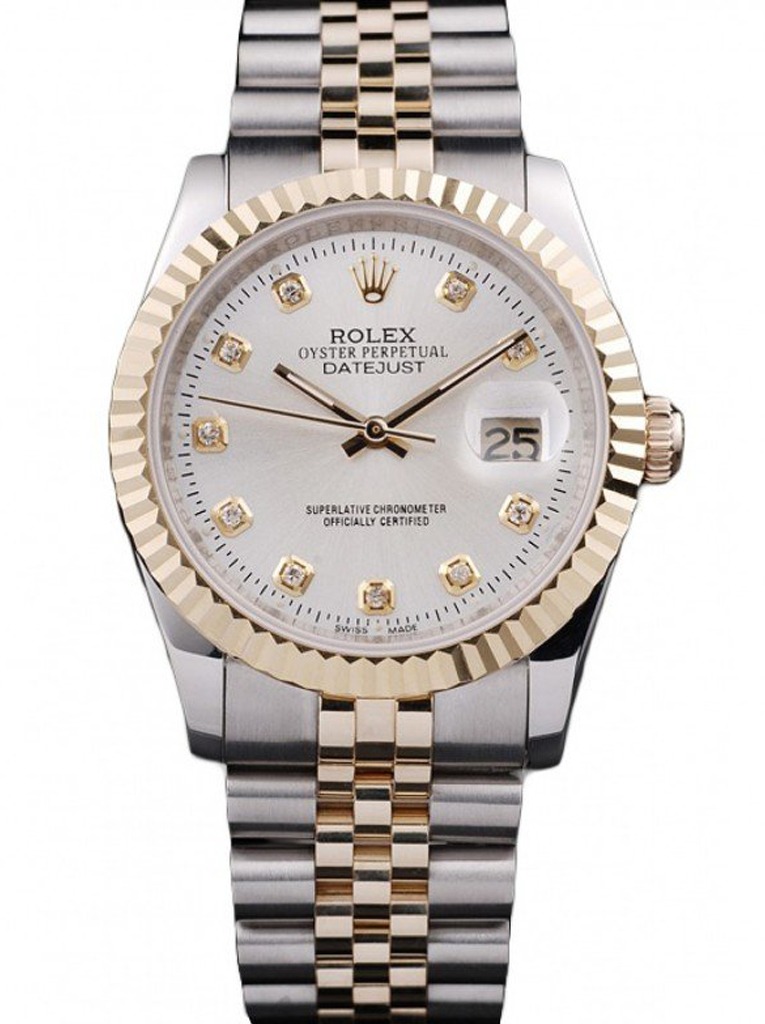 Super Clone Rolex Datejust White Dial SRL10 36 mm