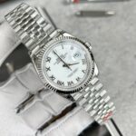 Super Clone Rolex Datejust White Roman Dial 126334-0024 41 mm