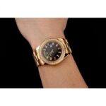 Super Clone Rolex Day-Date Black Dial 1454101 36 mm – Swiss SuperClone