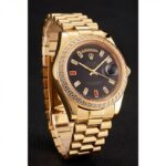 Super Clone Rolex Day-Date Black Dial 1454101 36 mm – Swiss SuperClone