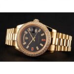 Super Clone Rolex Day-Date Black Dial 1454101 36 mm – Swiss SuperClone