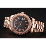Super Clone Rolex Day-Date Black Dial 1454102 40 mm – Swiss SuperClone