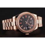 Super Clone Rolex Day-Date Black Dial 1454102 40 mm – Swiss SuperClone