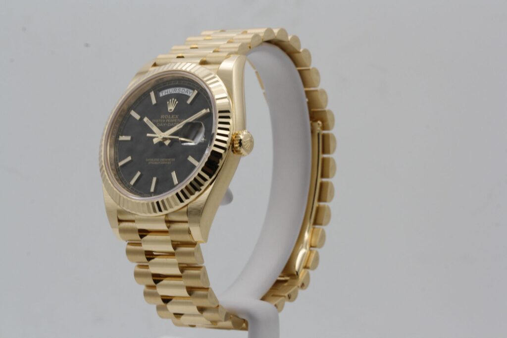 Super Clone Rolex Day-Date Black Dial 228238 40 mm – Swiss SuperClone