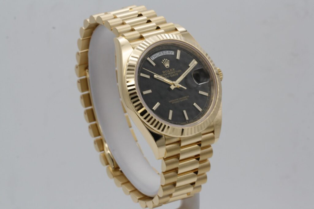 Super Clone Rolex Day-Date Black Dial 228238 40 mm – Swiss SuperClone