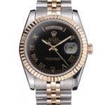 Super Clone Rolex Day-Date Black Dial SRL78 36 mm – Swiss SuperClone