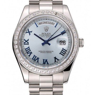Super Clone Rolex Day-Date Blue Dial 1453962 40 mm