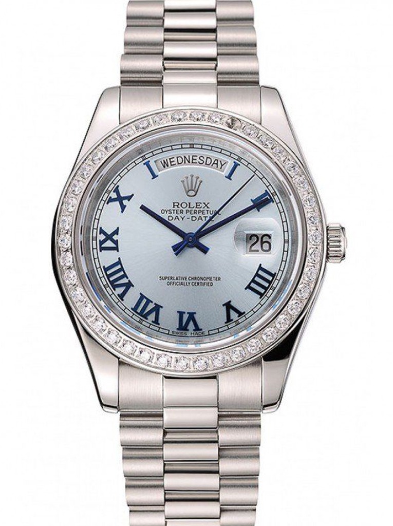 Super Clone Rolex Day-Date Blue Dial 1453962 40 mm – Swiss SuperClone