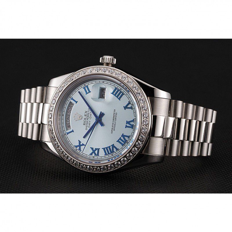 Super Clone Rolex Day-Date Blue Dial 1453962 40 mm – Swiss SuperClone