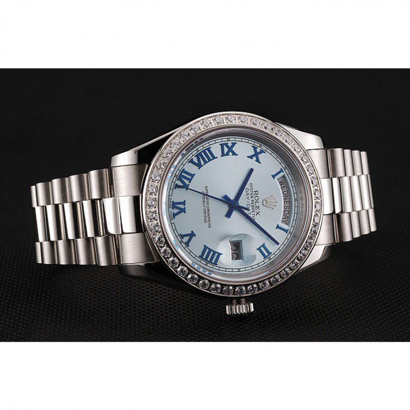 Super Clone Rolex Day-Date Blue Dial 1453962 40 mm – Swiss SuperClone