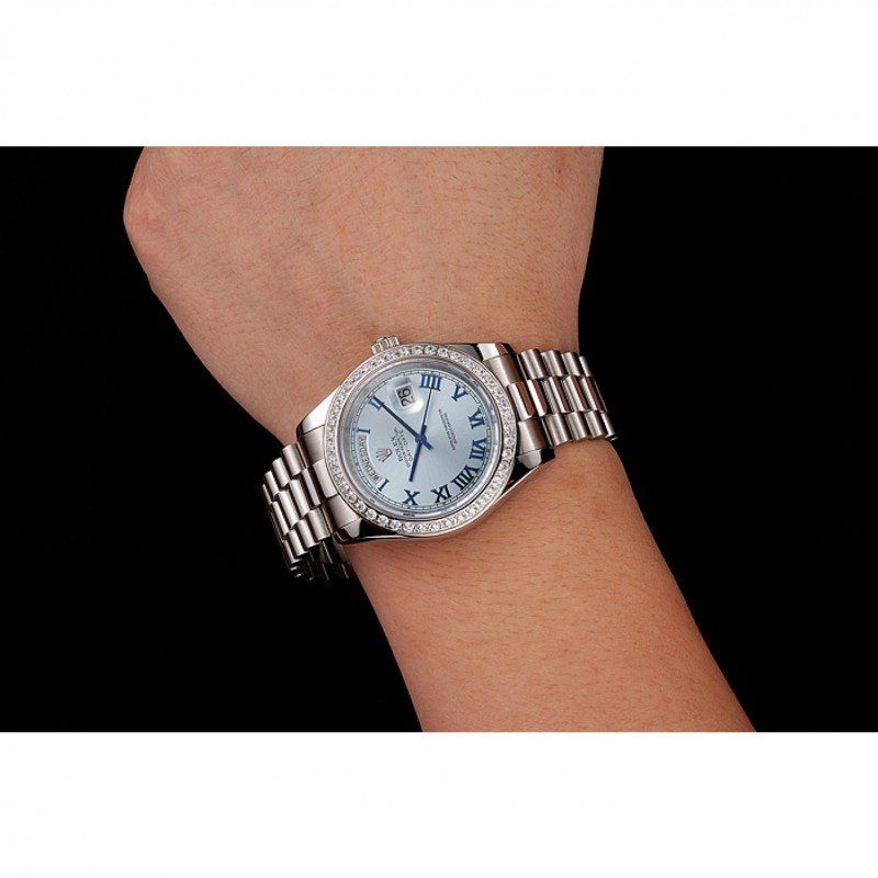 Super Clone Rolex Day-Date Blue Dial 1453962 40 mm – Swiss SuperClone