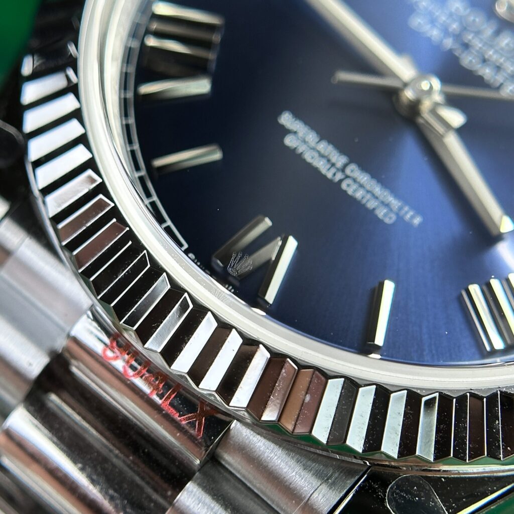 Super Clone Rolex Day-Date Blue Dial 228239-0007 40 mm – Swiss SuperClone