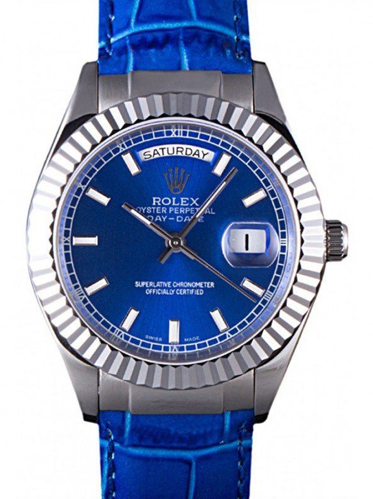Super Clone Rolex Day-Date Blue Dial 621490 35 mm – Swiss SuperClone