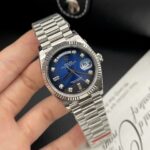 Super Clone Rolex Day-Date Blue Ombré Diamond Dial 128236-0005 36 mm – Swiss SuperClone