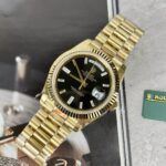 Super Clone Rolex Day-Date Bright Black Diamond Dial 228238-0004 40 mm – Swiss SuperClone