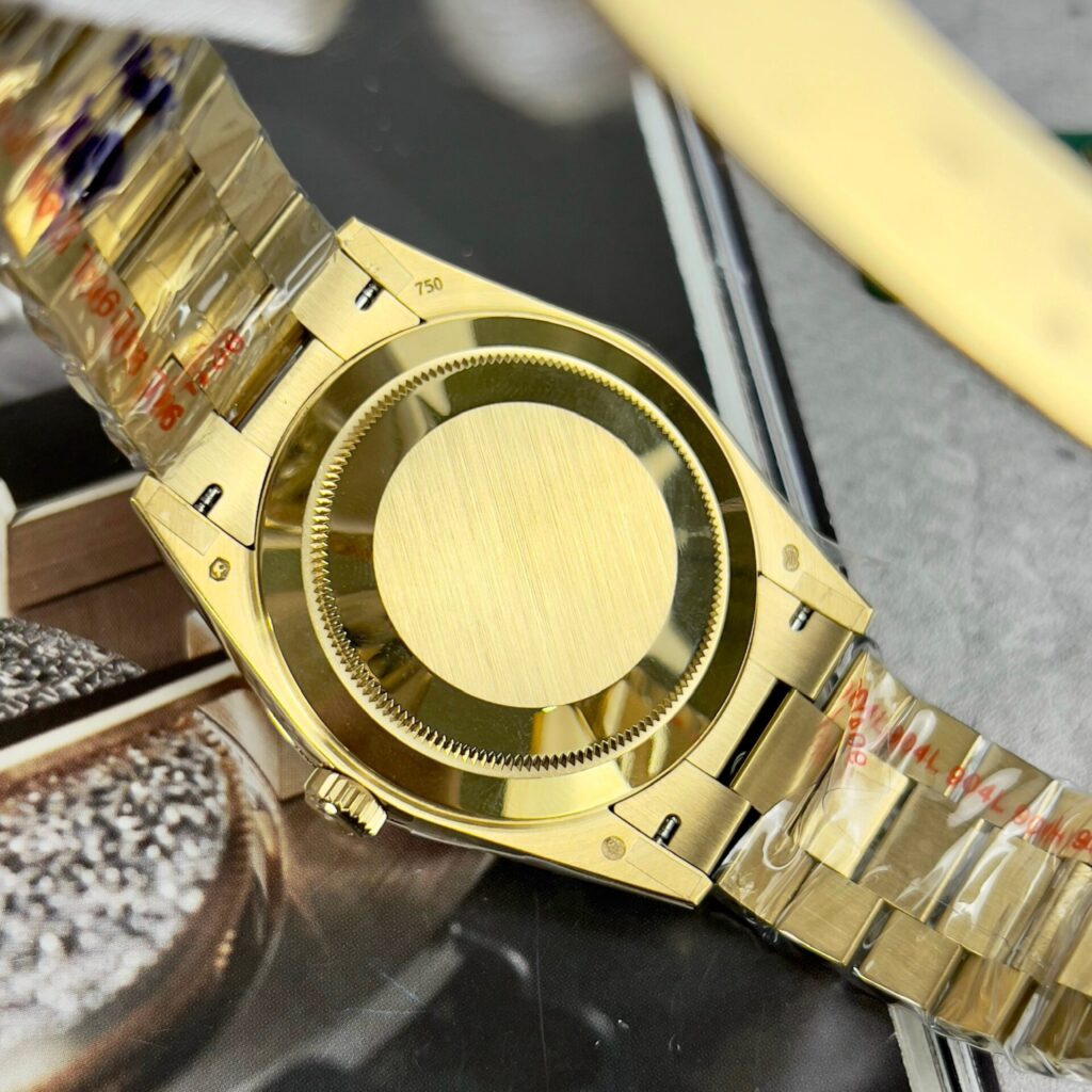 Super Clone Rolex Day-Date Bright Black Diamond Dial 228238-0004 40 mm – Swiss SuperClone