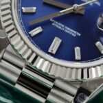 Super Clone Rolex Day-Date Bright Blue Diamond Dial 128239-0069 36 mm – Swiss SuperClone