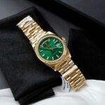 Super Clone Rolex Day-Date Bright Green Diamond Dial 128238-0130 36 mm
