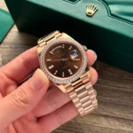 Super Clone Rolex Day-Date Brown Ombré Dial 128345rbr-0075 36 mm – Swiss SuperClone